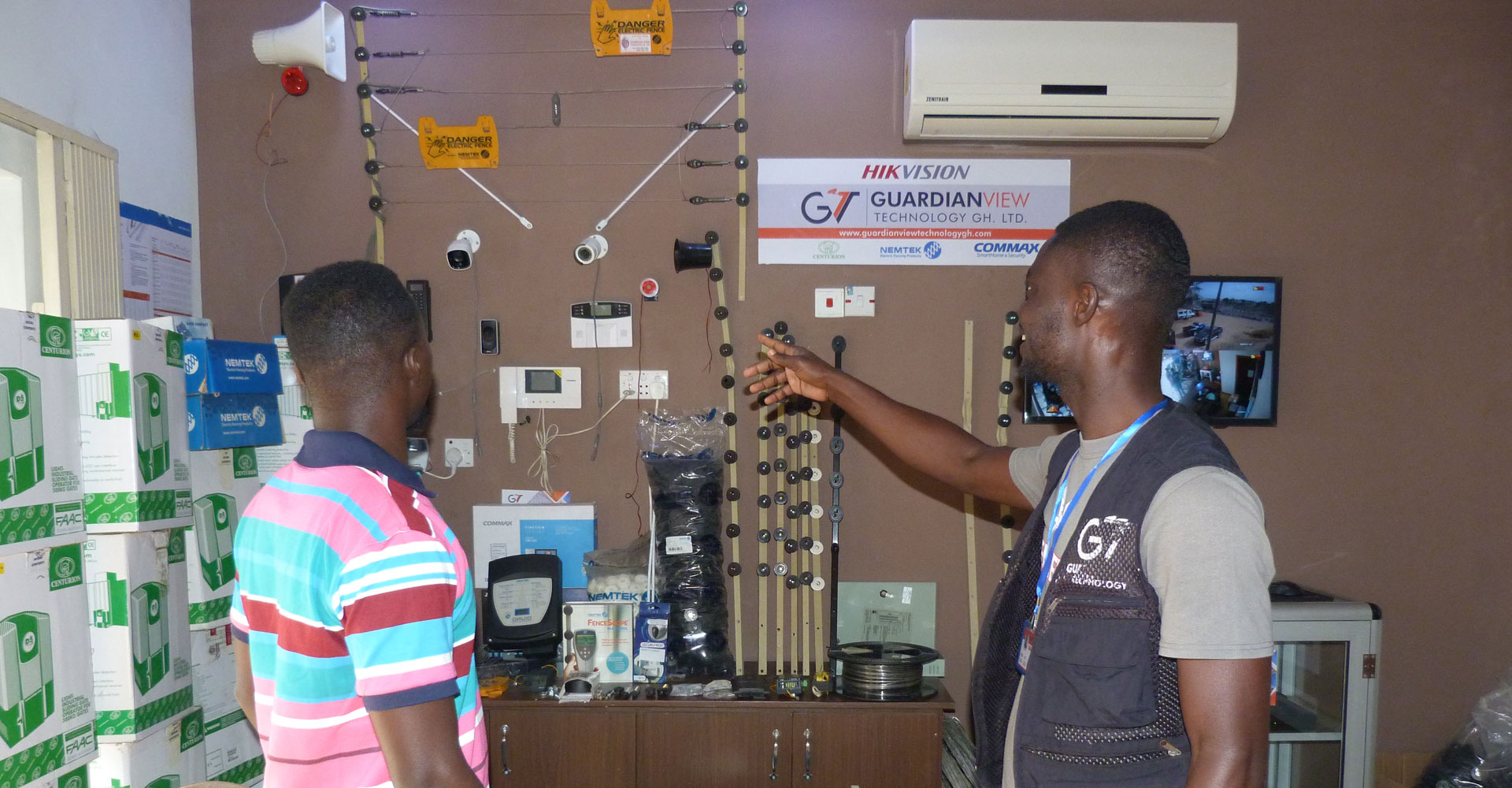 Guardian view technology Ghana showroom
